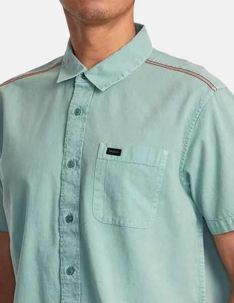 Camisa RVCA PTC WOVEN II - Granite Green