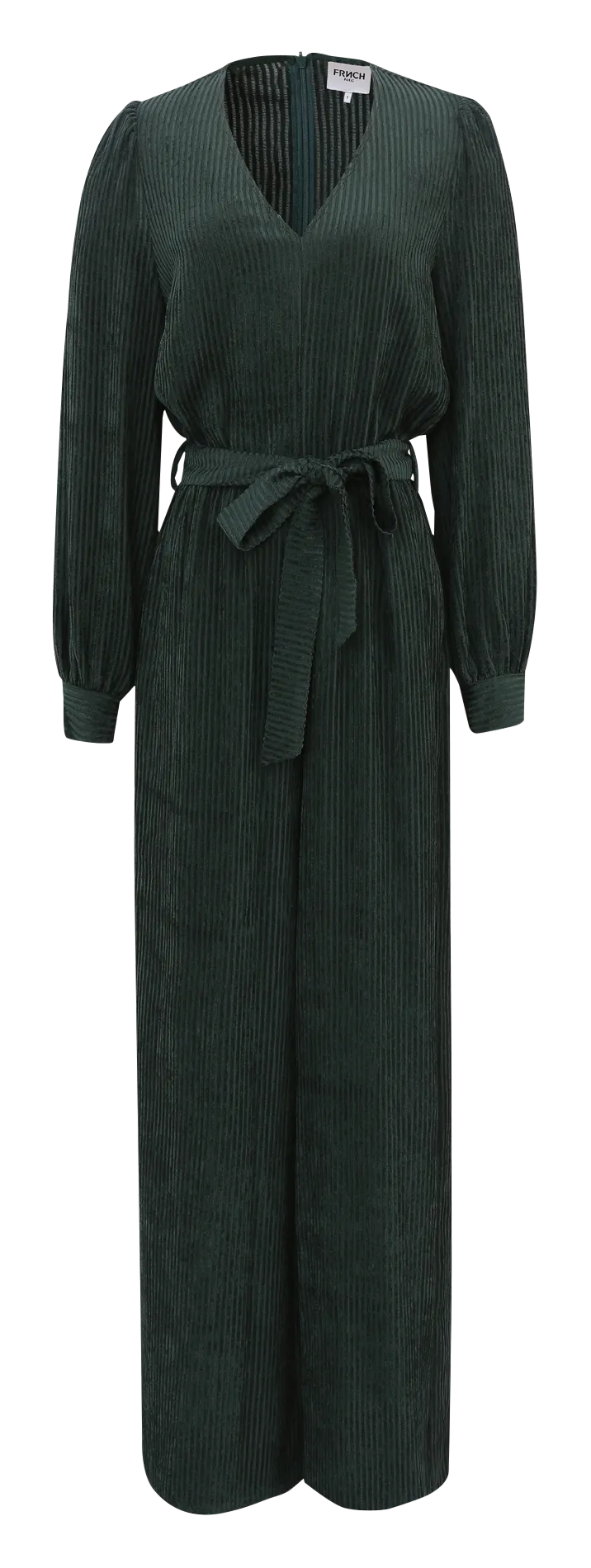 FRNCH MADLEEN - Mono-pantalón de pana de algodón en verde