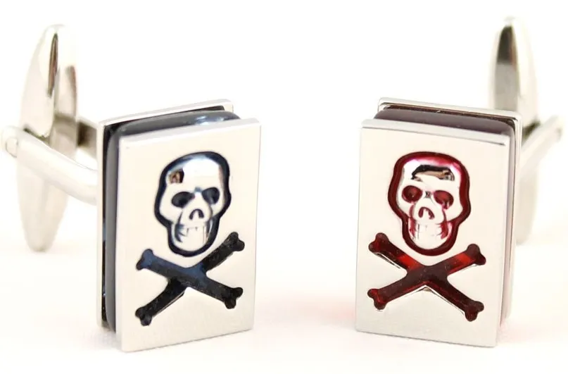 Gemelos para camisa Calaveras