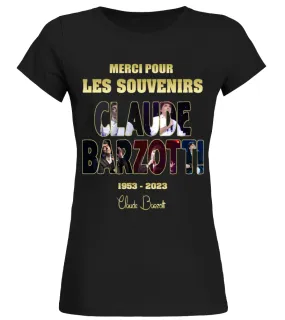 THANKS YOU Claude Barzotti Camiseta cuello redondo Mujer