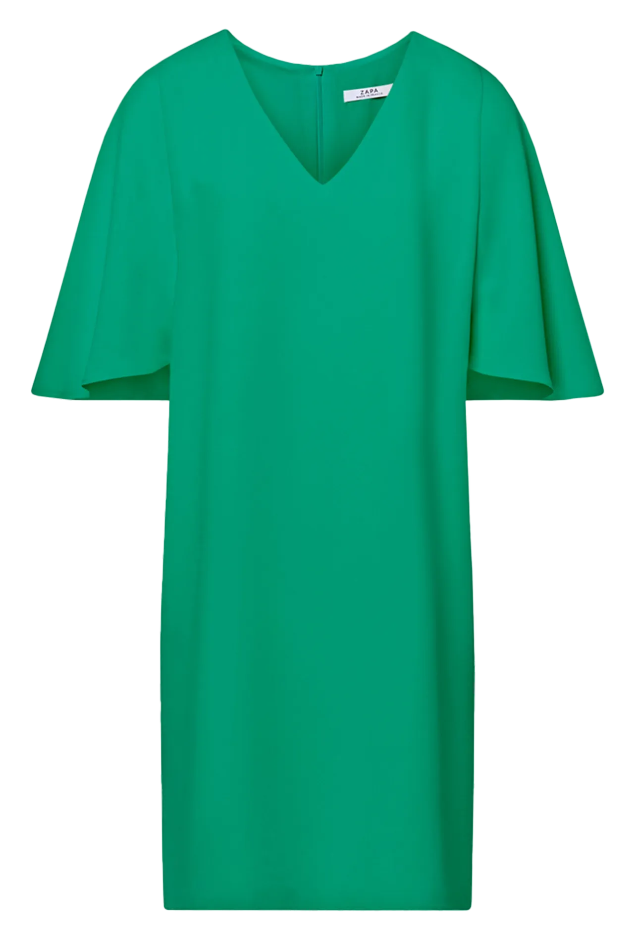ZAPA RUBILINDA - Vestido con cuello de pico en verde